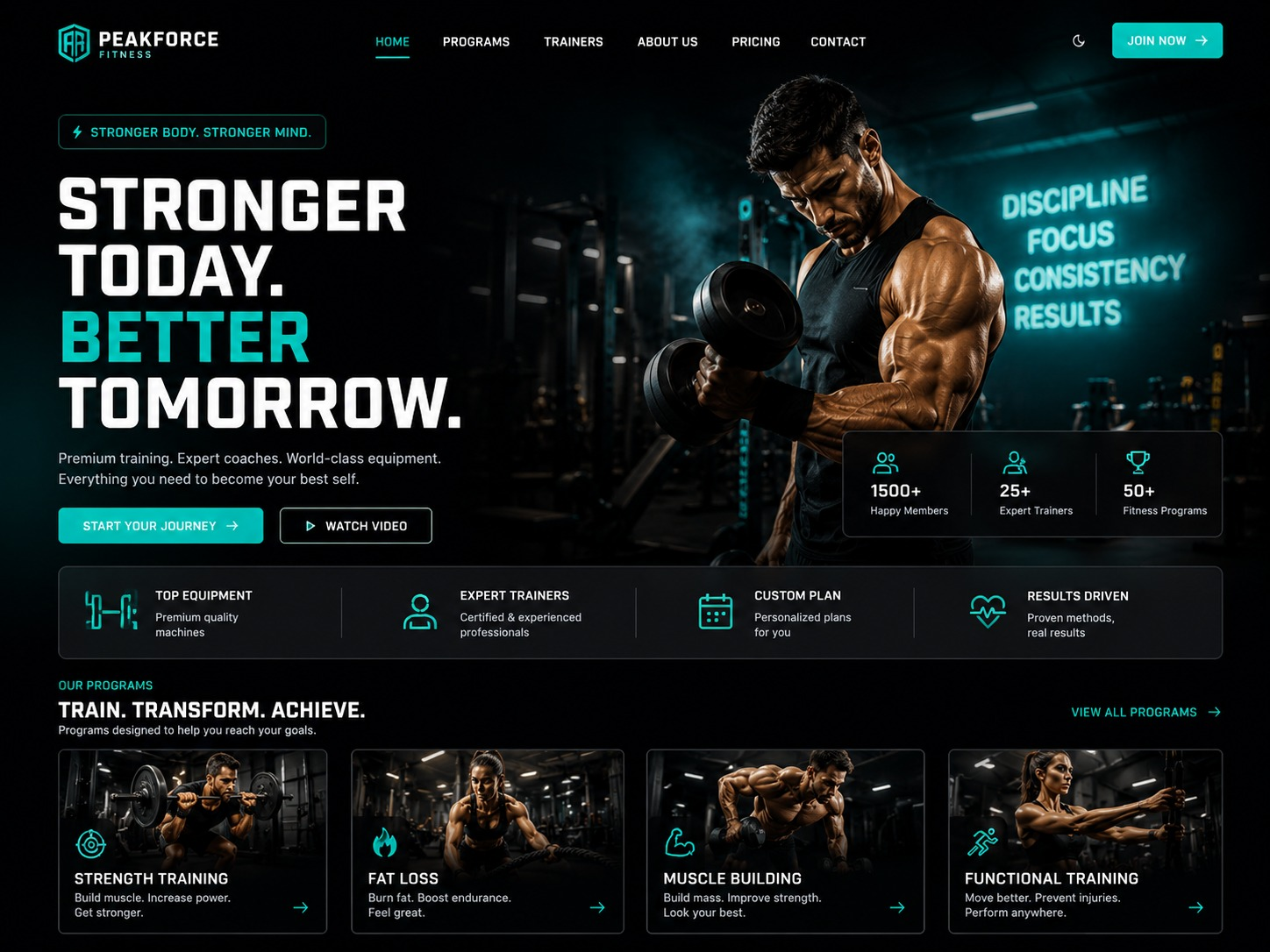 Gym Web Application