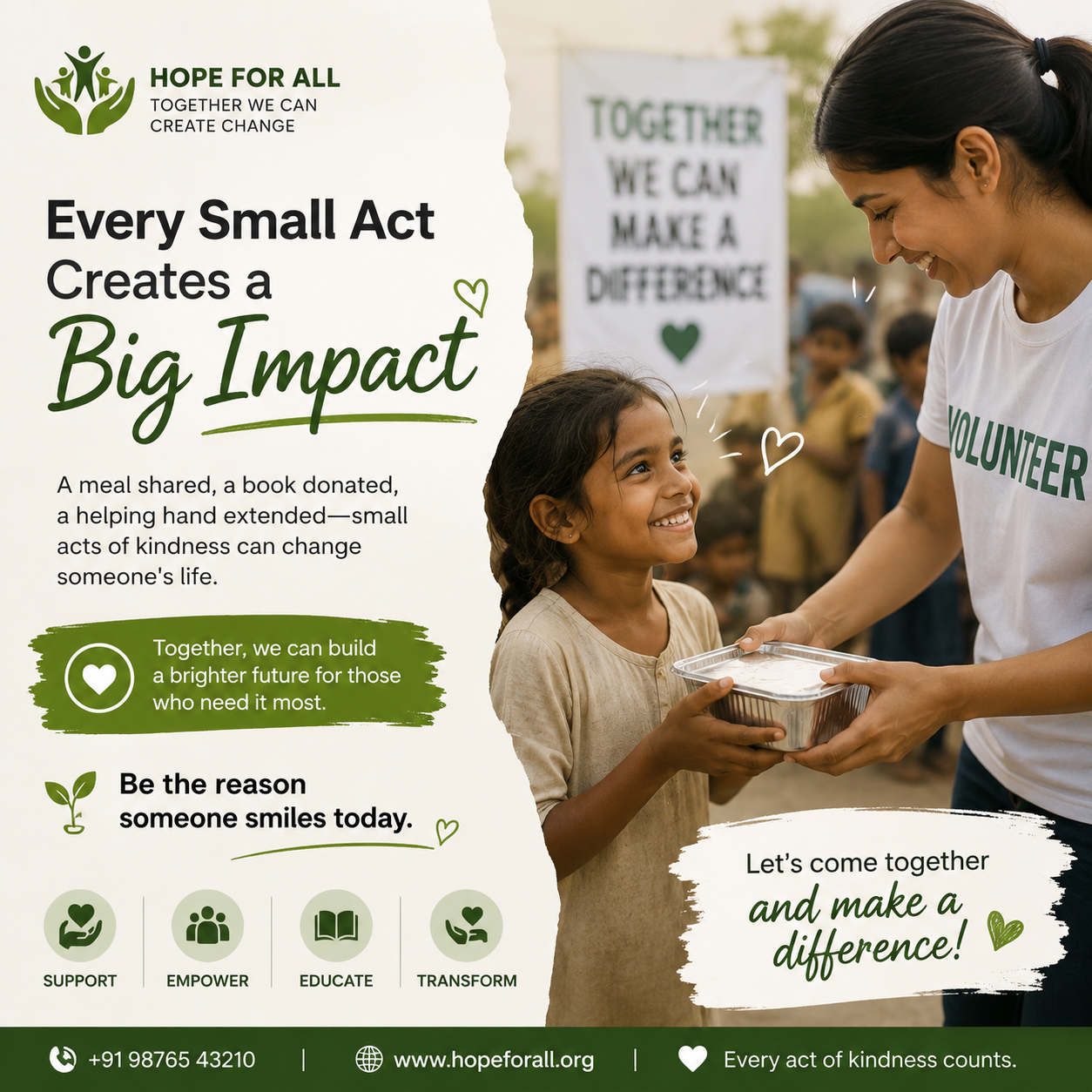 NGO Community Awareness Designs