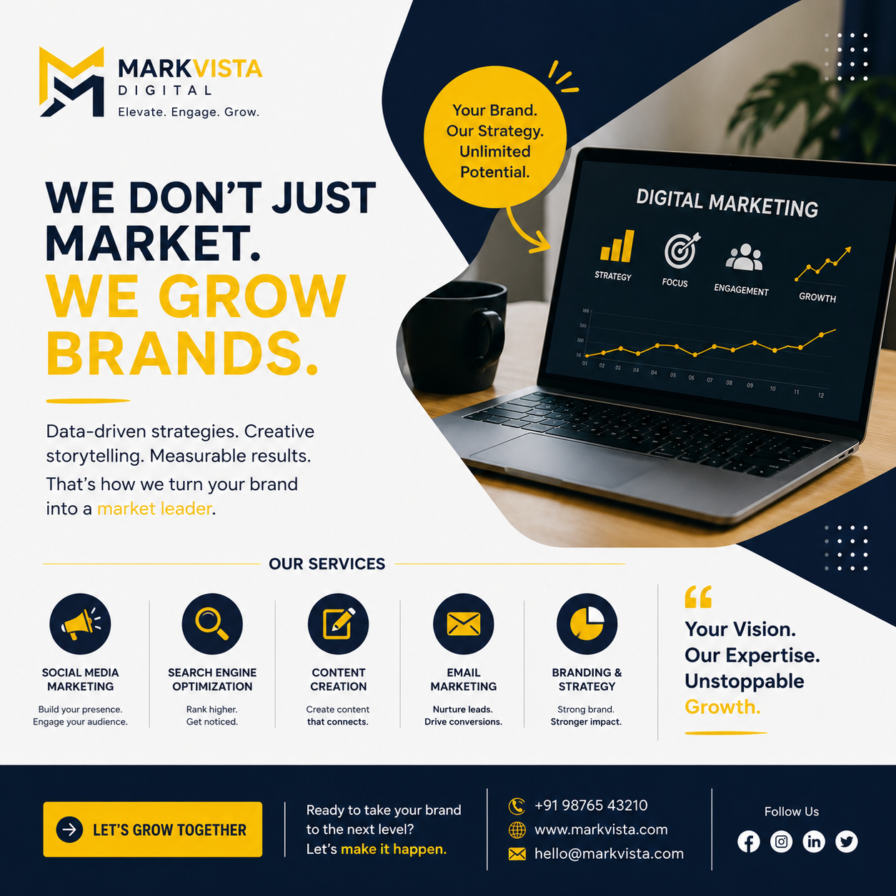 MarkVista Digital Marketing Brochure